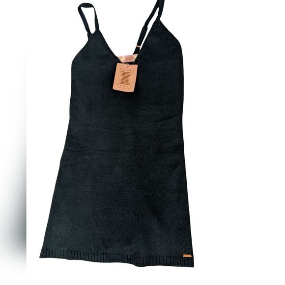 Savage Fenty women's green fuzzy knit sweater dress slip size medium NWT‎ - Picture 3 of 9